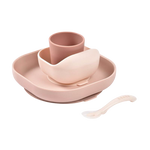 Beaba Curved Silicone Suction Meal Set