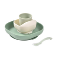 Beaba Curved Silicone Suction Meal Set