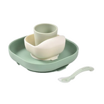 Beaba Curved Silicone Suction Meal Set