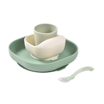 Beaba Curved Silicone Suction Meal Set