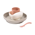 Beaba Curved Silicone Suction Meal Set