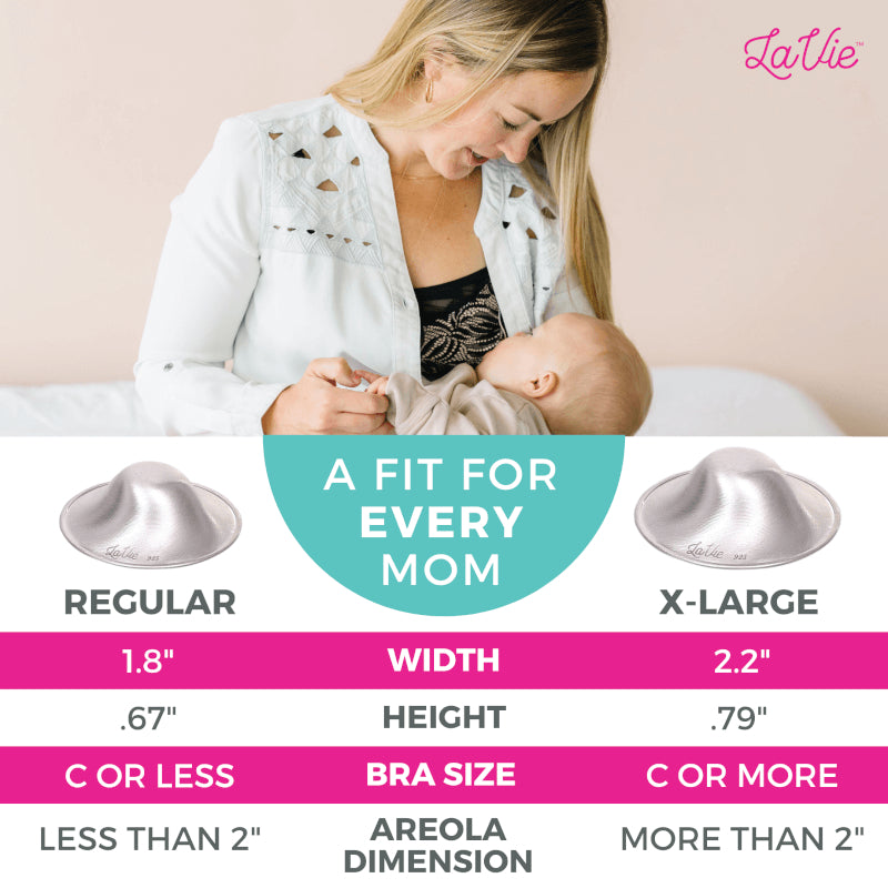 LaVie Silver Nursing Cups - XL
