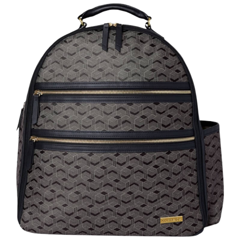 Skip Hop DECO Saffiano Diaper Backpack - Interweaved Lines