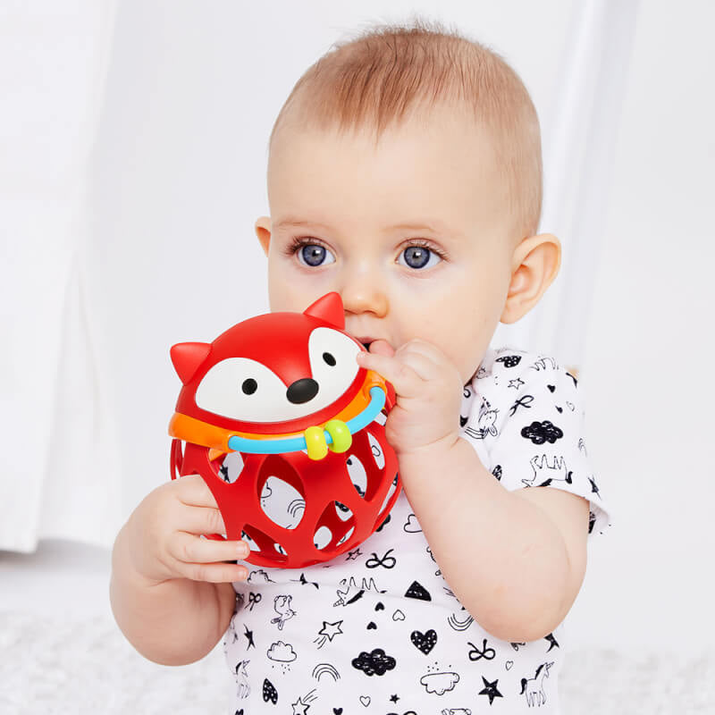 Skip Hop Explore & More Roll-Around Rattles - Fox