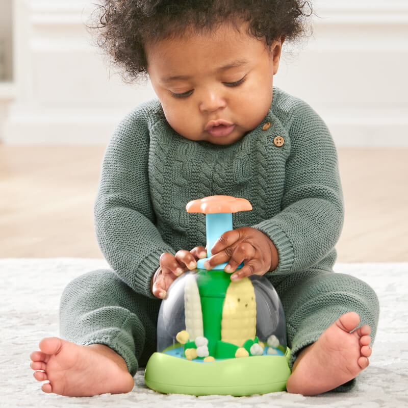 Skip Hop Farmstand Push & Spin Baby Toy