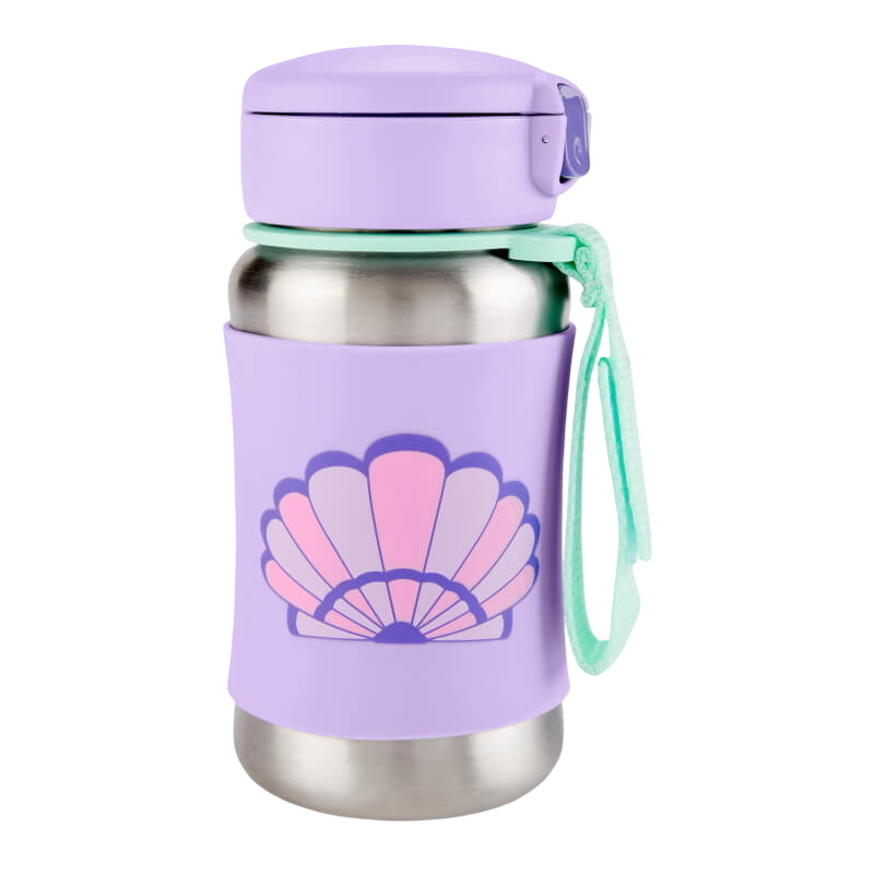 Skip Hop Spark Style Stainless Steel Straw Bottle 350ml