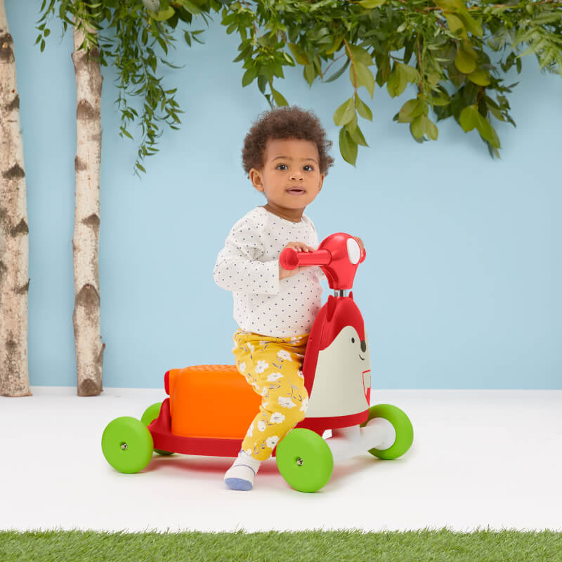 Skip Hop Zoo 3-in-1 Ride On Toy - Fox