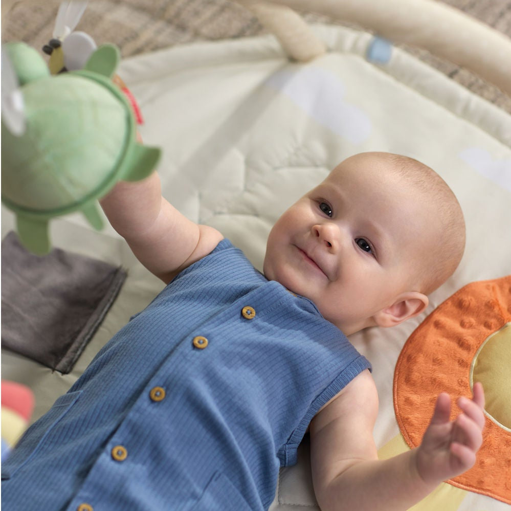 Skip Hop Geometric Wonders Activity Gym (With Crocodile Tummy Time Mirror)