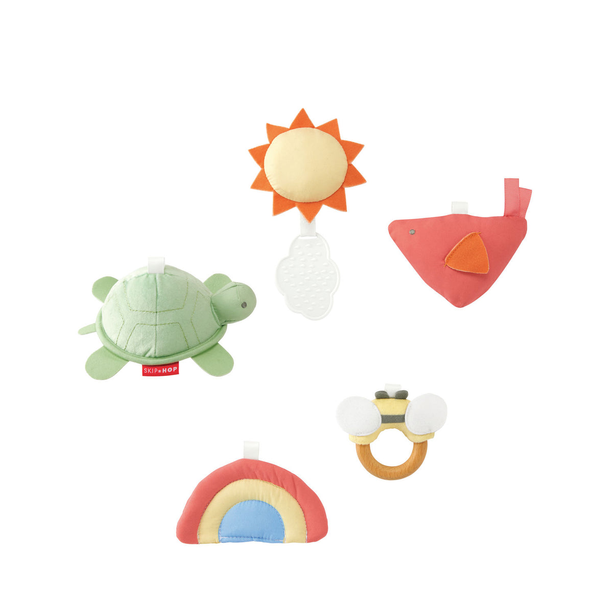Skip Hop Geometric Wonders Activity Gym (With Crocodile Tummy Time Mirror)