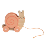 Pearhead Snail Wooden Pull Toy