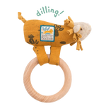 Moulin Roty Sous Mon Baobab Paprika the Lion Ring Rattle 15cm