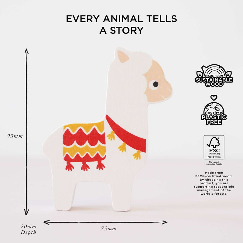 Le Toy Van Stacking Andes Animals & Bag
