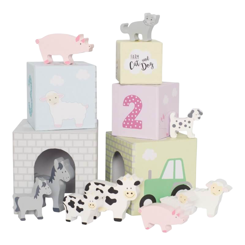 Jabadabado Stacking Cubes - Animal