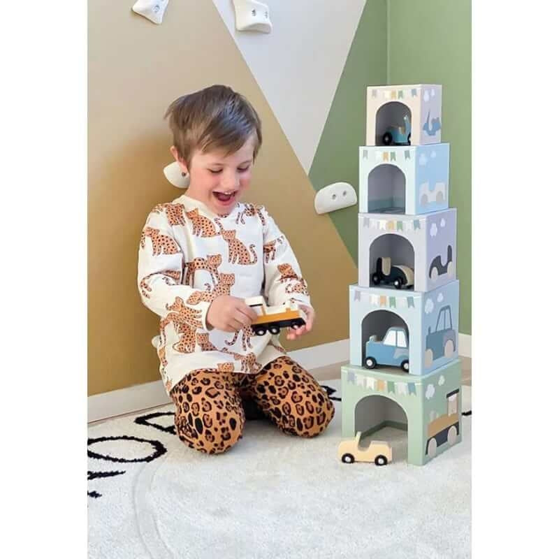 Jabadabado Stacking Cubes - Vehicles