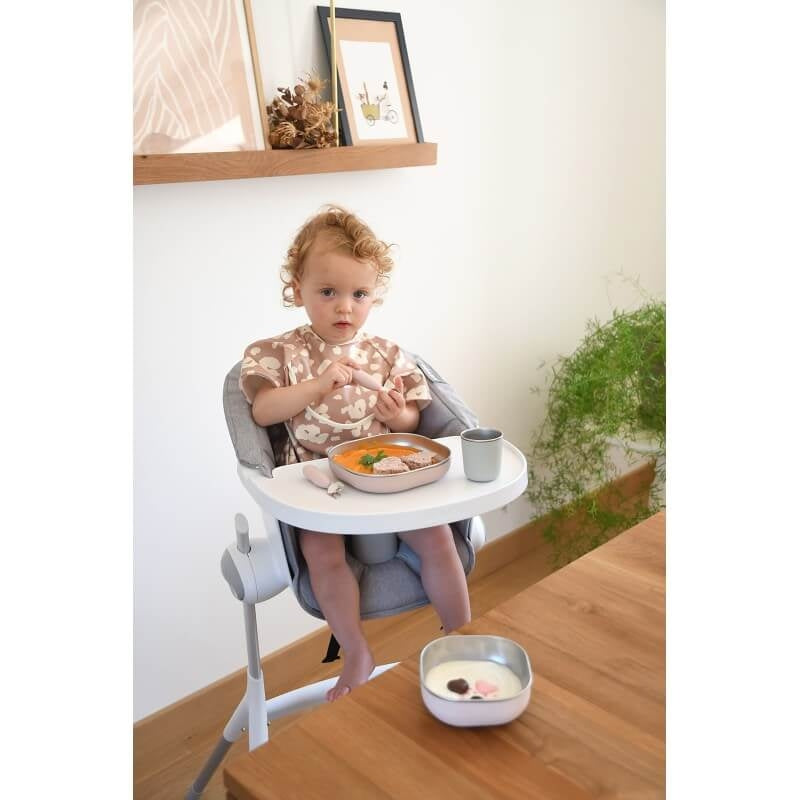 Beaba Stainless Steel Meal Set - Clay