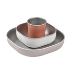 Beaba Stainless Steel Meal Set - Terracotta