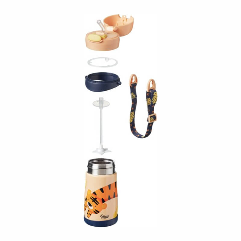 Tommee Tippee Stainless Steel Weighted Straw Tumbler 350ml (18m+)