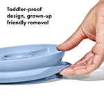 OXO Tot Stick & Stay Suction Divided Plate