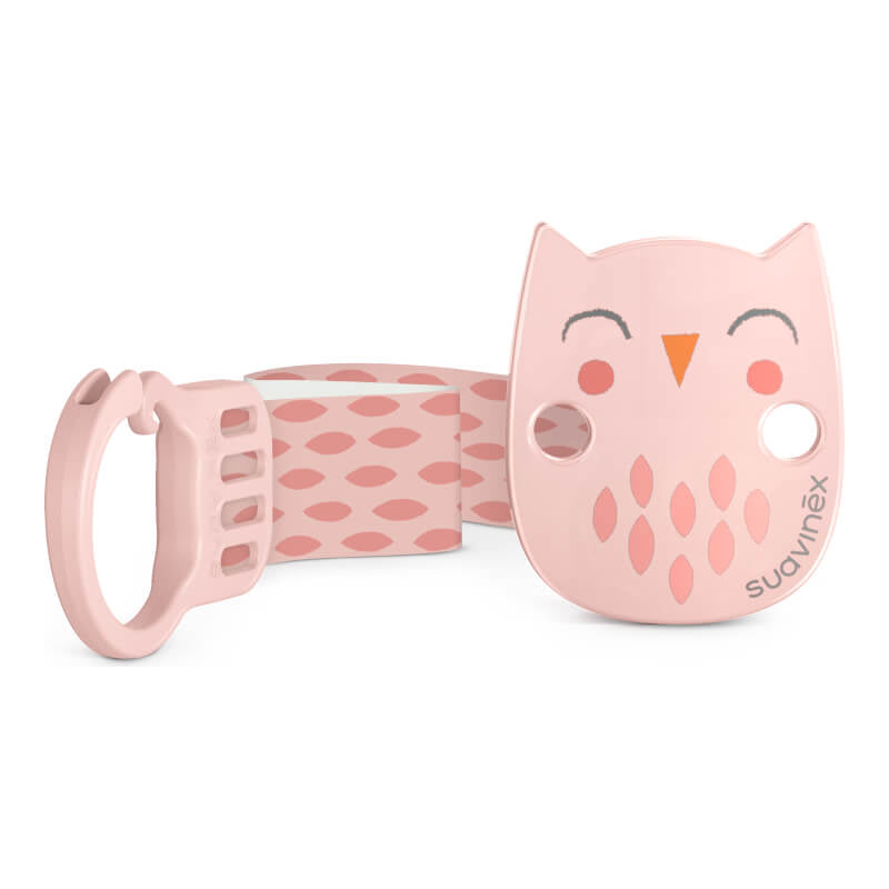 Suavinex Bonhomia Owl Ribbon Soother Clip