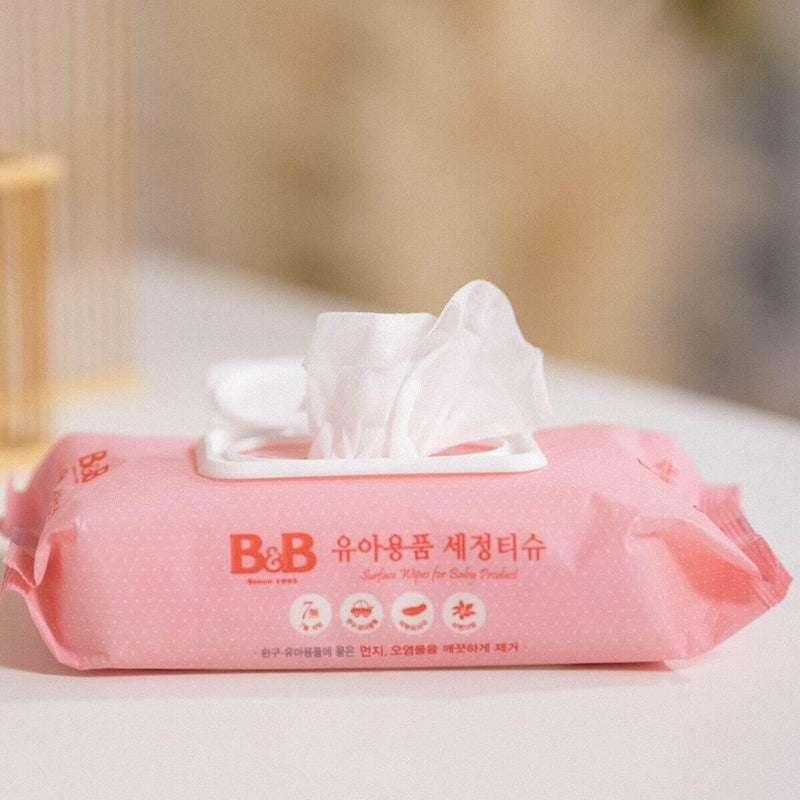 B&B Surface Wipes For Baby Product (Cap) 60p