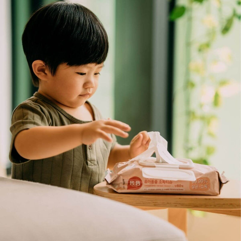 B&B Surface Wipes For Baby Product (Cap) 60p