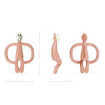 Matchstick Monkey Original Teething Toy & Gel Applicator - Dusty Pink
