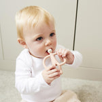 Matchstick Monkey Original Teething Toy & Gel Applicator - Dusty Pink