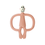 Matchstick Monkey Original Teething Toy & Gel Applicator - Dusty Pink