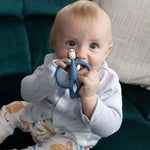 Matchstick Monkey Original Teething Toy With Tail - Airforce Blue