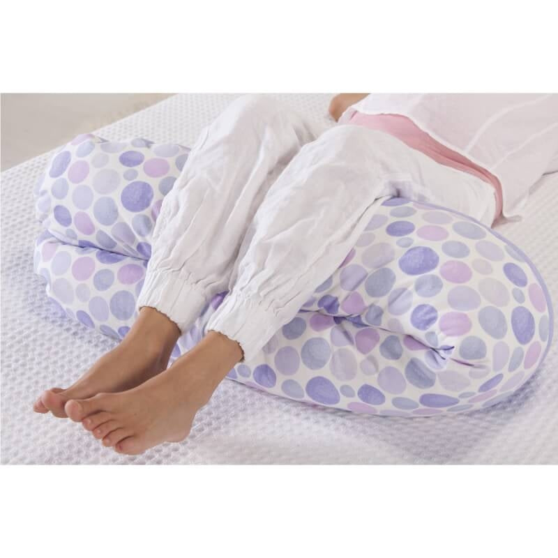 Theraline The Original Maternity and Nursing Pillow - Dancing Leaves Taupe