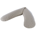 Theraline The Original Maternity and Nursing Pillow - Dancing Leaves Taupe