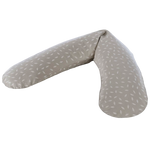 Theraline The Original Maternity and Nursing Pillow - Dancing Leaves Taupe