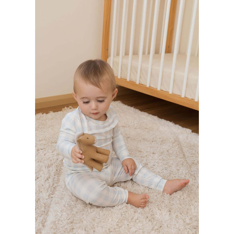 Bublotte Toddler Magnetic Pyjamas - Blue Gingham