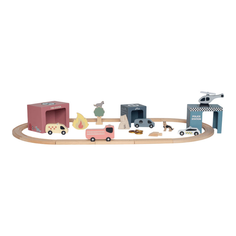 Jabadabado Train Set - Rescue Vehicles