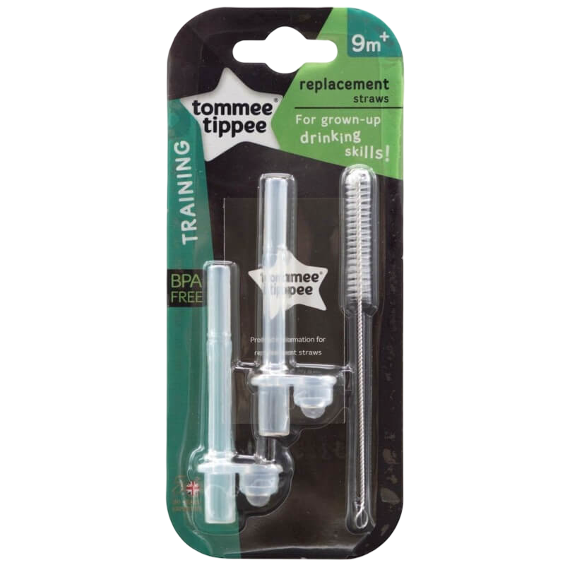 Tommee Tippee Trainer Straw Cup Replacement Straws (9m+)