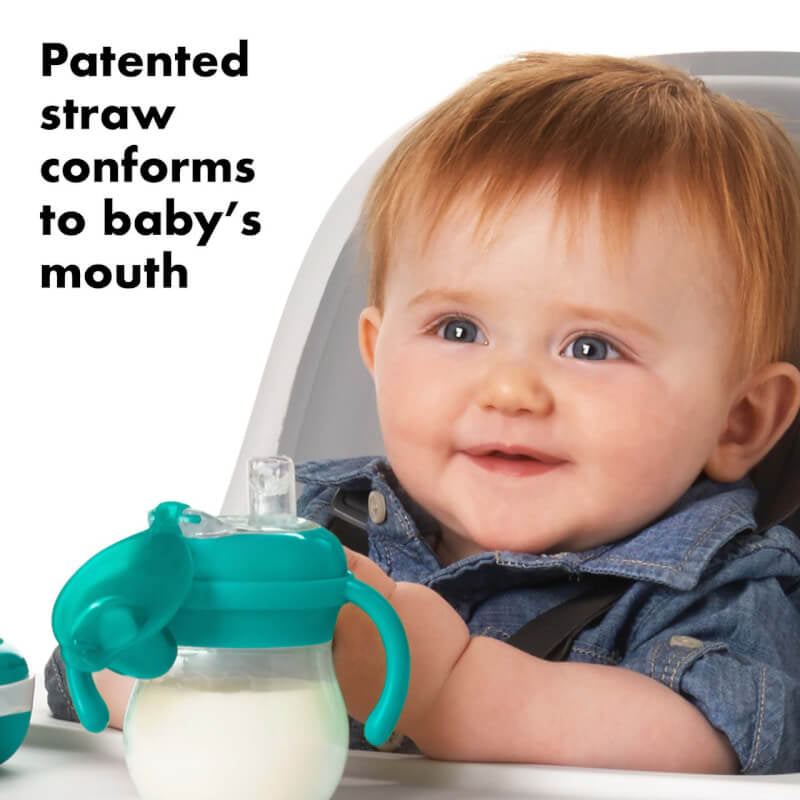 OXO Tot Transitions Soft Spout Sippy Cup with Removable Handles 6 oz