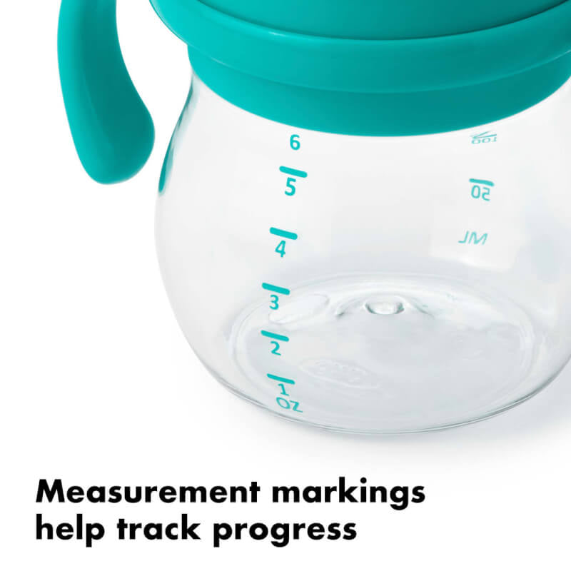 OXO Tot Transitions Soft Spout Sippy Cup with Removable Handles 6 oz