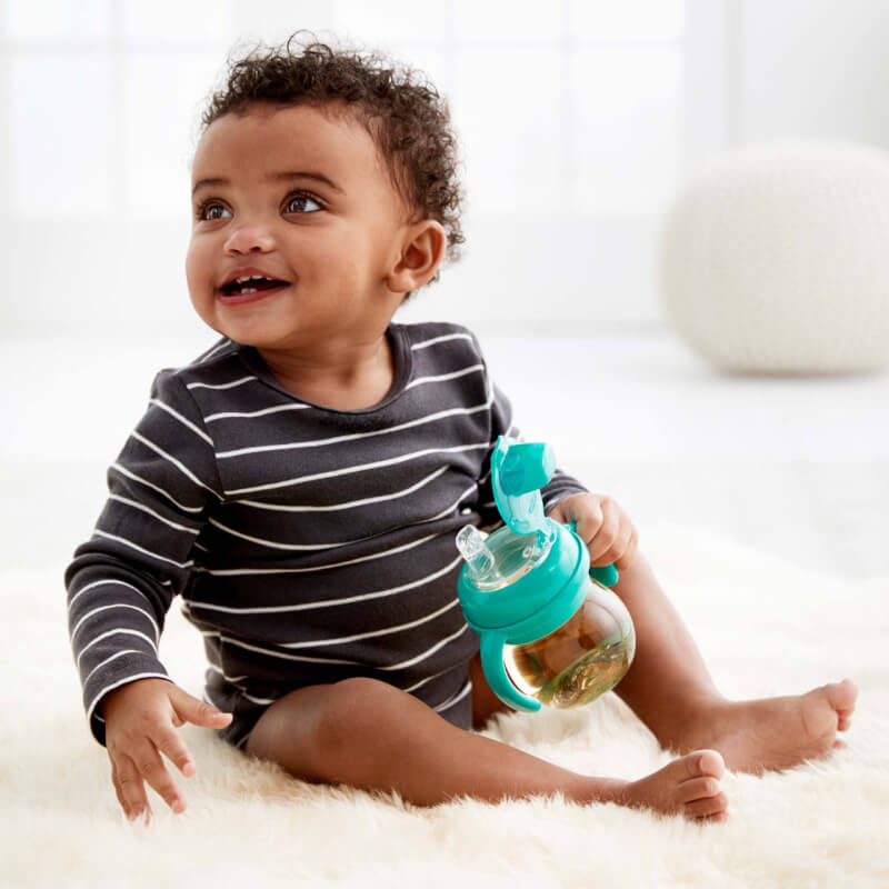 OXO Tot Transitions Soft Spout Sippy Cup with Removable Handles 6 oz