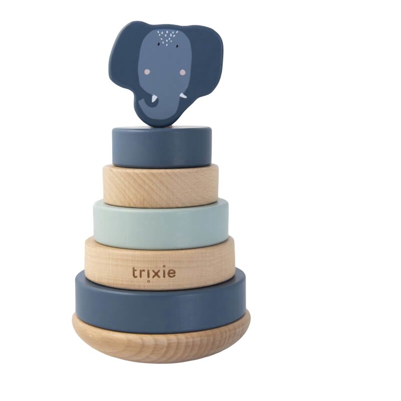 Trixie Wooden Stacking Toy - Mrs. Elephant