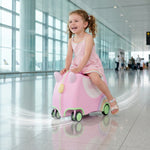 Trunki Glide Ride-on Luggage - Solid Green