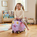 Trunki Glide Ride-on Luggage - Solid Green