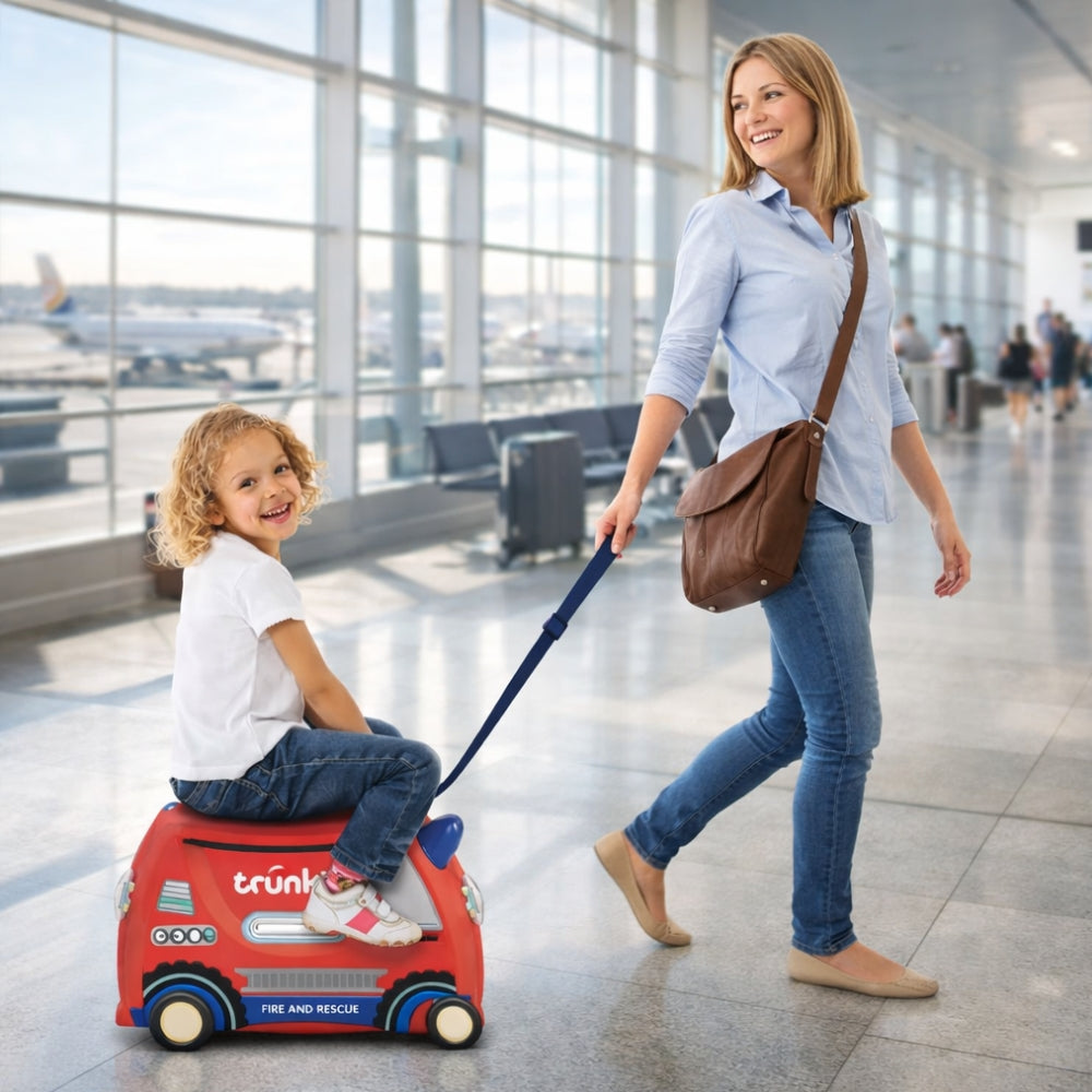 Trunki Glide Ride-on Luggage - Solid Green