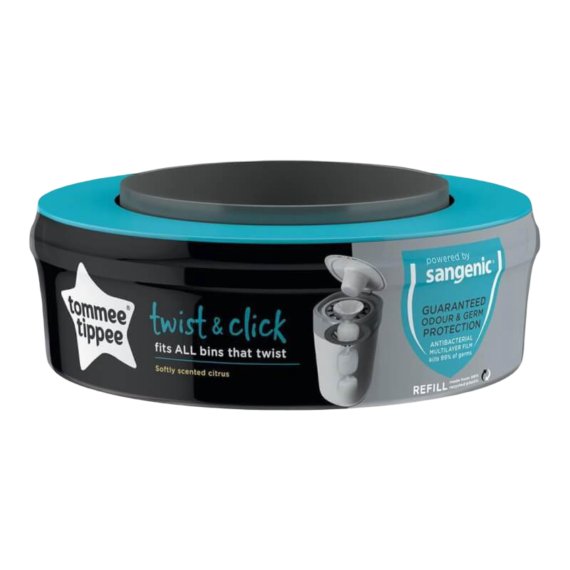 Tommee Tippee Twist & Click Advanced Nappy Disposal Cassette (Single Pack)