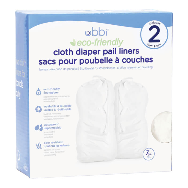 Ubbi Cloth Diaper Pail Liner Twin-Pack