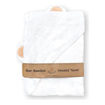 The Wee Bean Super Soft Bamboo Hooded Towel + Washcloth Set