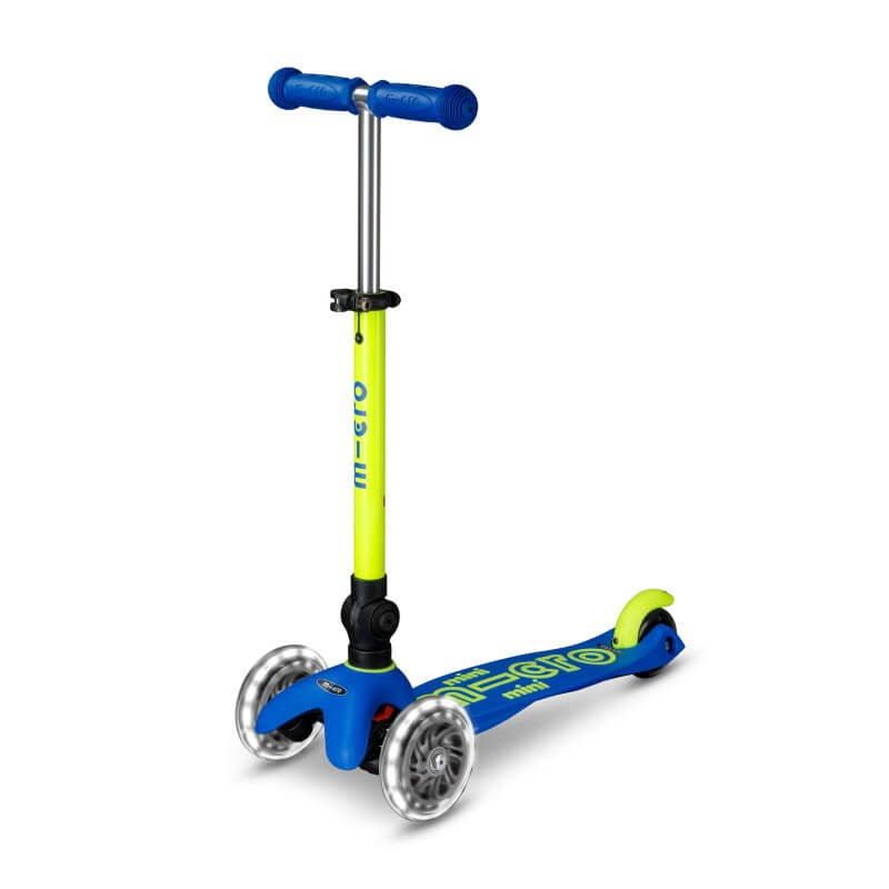 Micro Scooter Mini Deluxe Foldable Neon LED