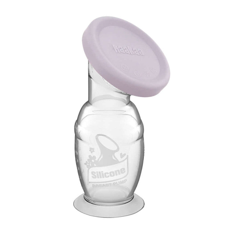 Haakaa 100ml Silicone Breast Pump &amp; Silicone Cap