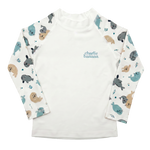 Charlie Banana Rash Guard White + Seally
