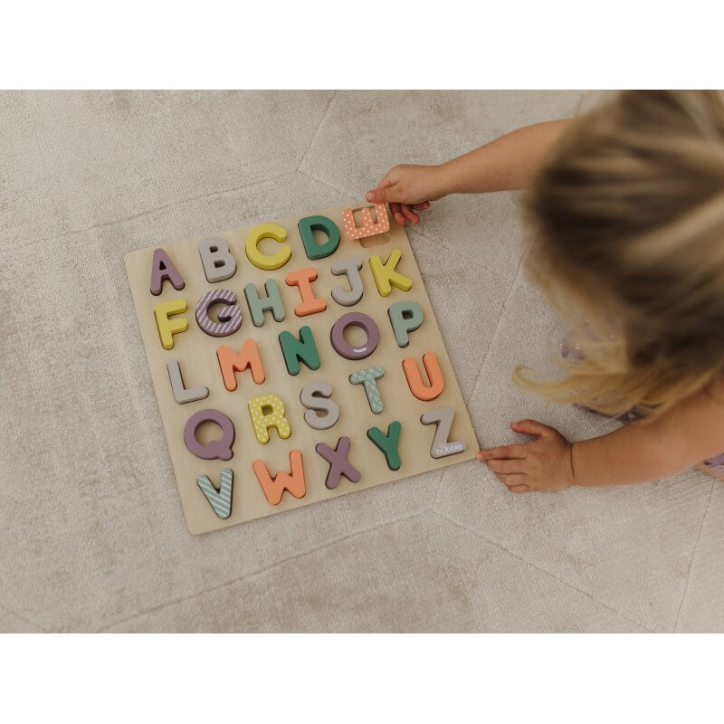 Bubble  Wooden Alphabet Puzzle