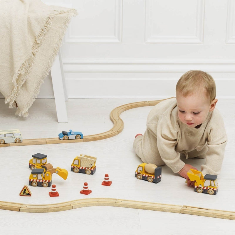 Le Toy Van Wooden Construction Vehicles